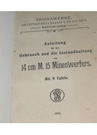Manual for the Use and Maintenance of the 14 cm M15 Mine Thrower - Skoda Works ORIGINAL