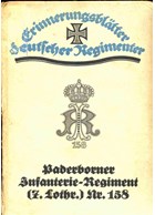 Het Paderborner Infanterie-Regiment (7de Lotharing.) Nr. 158