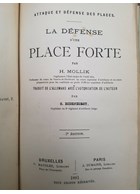 3 ORIGINELE 19de eeuwse boeken over Vestingoorlog in EEN band - Bornecque, Brunner & Mollik