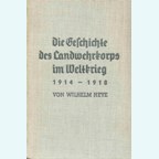 The History of the Landwehrkorps in World War One 1914-1918