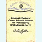 History of the Infantry-Regiment Herzog Friedrich Wilhelm von Braunschweig