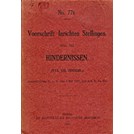 Voorschrift Inrichten Stellingen - No. 77g: Hindernissen