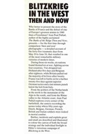 Blitzkrieg in the West - Then and Now