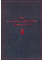 Het Reserve-Veldartillerie-Regiment Nr. 6 in de Eerste Wereldoorlog