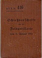 Schietvoorschrift voor de Veldartillerie van 11 januari 1914 - D.V.E. Nr. 416