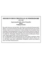 Army Testing Ground Kummersdorf 1874-1945 - Volume 2