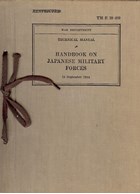 Handbook on Japanese Military Forces - 1944 ORIGINAL!!