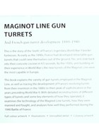 Maginot Line Gun Turrets