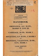 Handbook for the Ordnance, Q.F. 25-PR., Marks II and III on Carriage, 25-PR. Mark I and