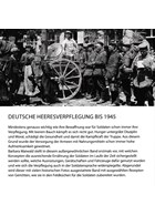 Field Kitchen and Co. - Catering and Equipment in the German Army