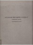 A/S Dansk Rekylriffel Syndikat - Compagnie Madsen Copenhague - 20 mm Machine Cannon - Folder with 13 plates