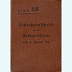 Schietvoorschrift voor de Veldartillerie van 11 januari 1914 - D.V.E. Nr. 416