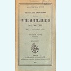 Voorlopige Instructies voor de Mitrailleur-Eenheden van de Infanterie van 1 Oktober 1920