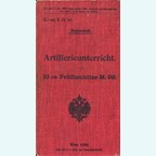 Lessons in Artillery on the 10 cm. Field Howitzer M.99