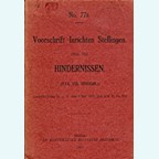 Voorschrift Inrichten Stellingen - No. 77g: Hindernissen