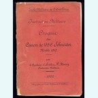 Drawings of the Cannon of 155 C. Schneider - Model 1917