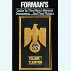 Forman's Guide to Third Reich German Documents...and their Values