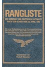 Ranglijst der Generaals van de Duitse Luftwaffe - Naar de Stand van 20 April 1945