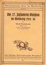 The 27th Infantry-Division in World War One 1914-1918