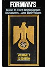 Forman's Guide to Third Reich German Documents...and their Values