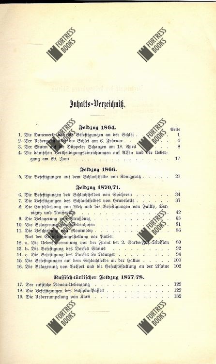 Fortress Books | War Historical Examples of Field Fortifications and ...