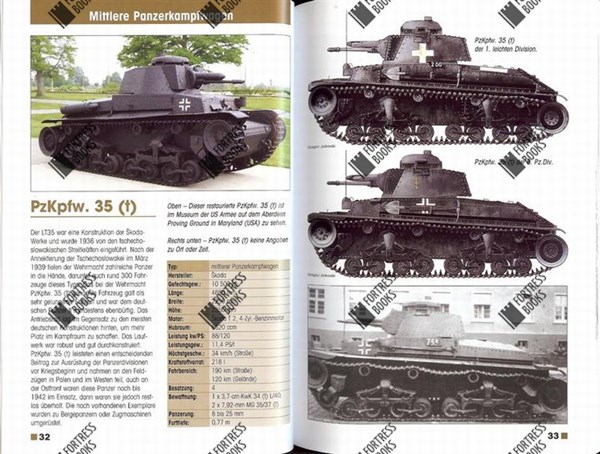 Fortress Books | Tanks of the Wehrmacht 1933-1945: Typology